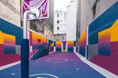 Llambordes convoca un concurs de pintades horitzontals per ambientar diferents pistes de bàsquet de la ciutat